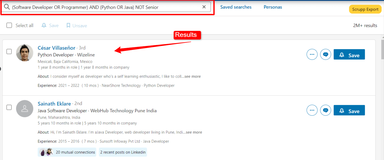 Using boolean Operators
